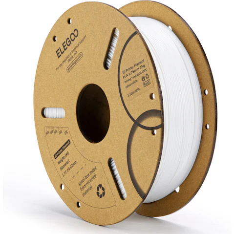 Elegoo PLA White 1.75mm 1kg 3D Printer Filament
