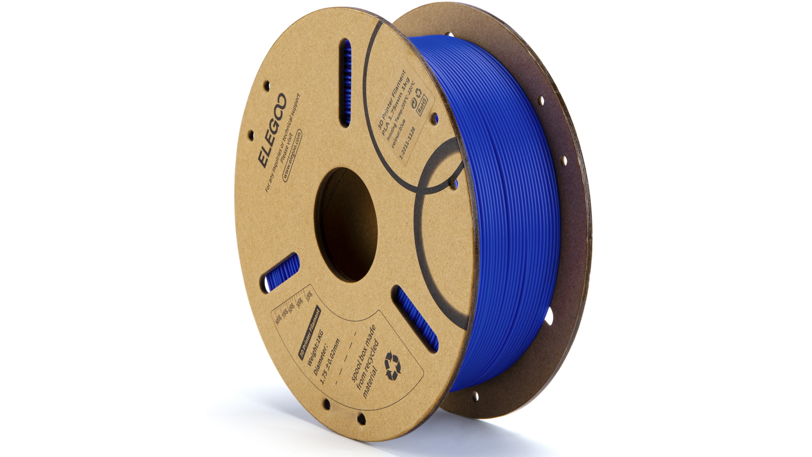 Elegoo PLA Dark Blue 1.75mm 1kg 3D Printer Filament