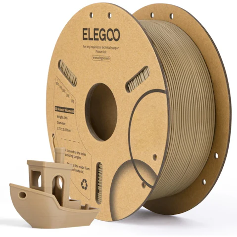 Elegoo PLA Wood 1.75mm 1kg 3D Printer Filament