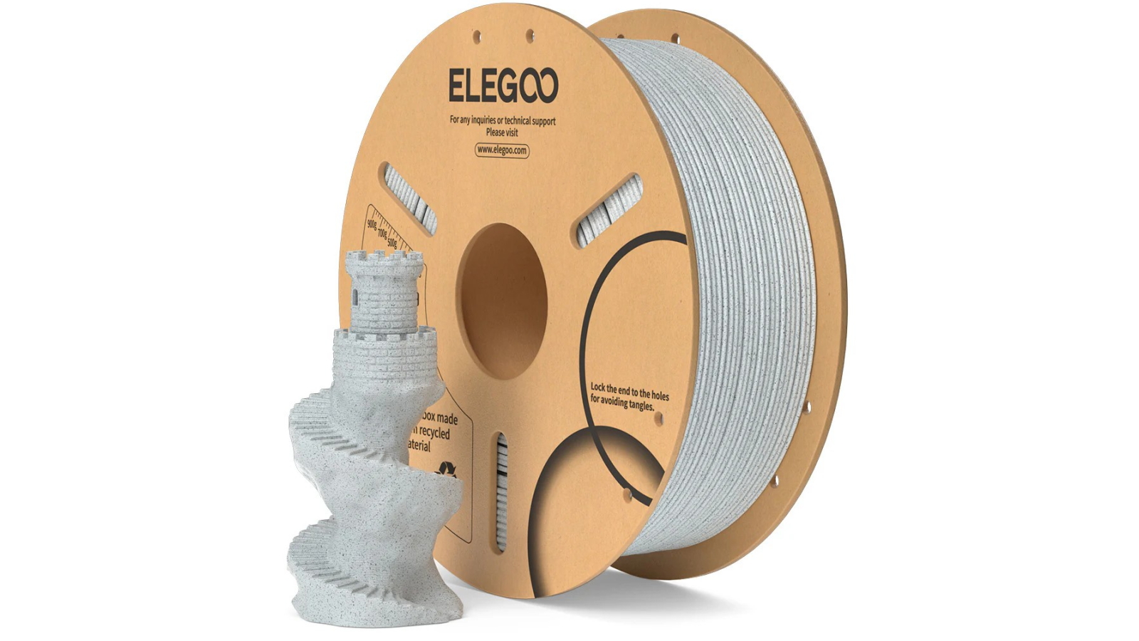 Elegoo PLA Marble 1.75mm 1kg 3D Printer Filament