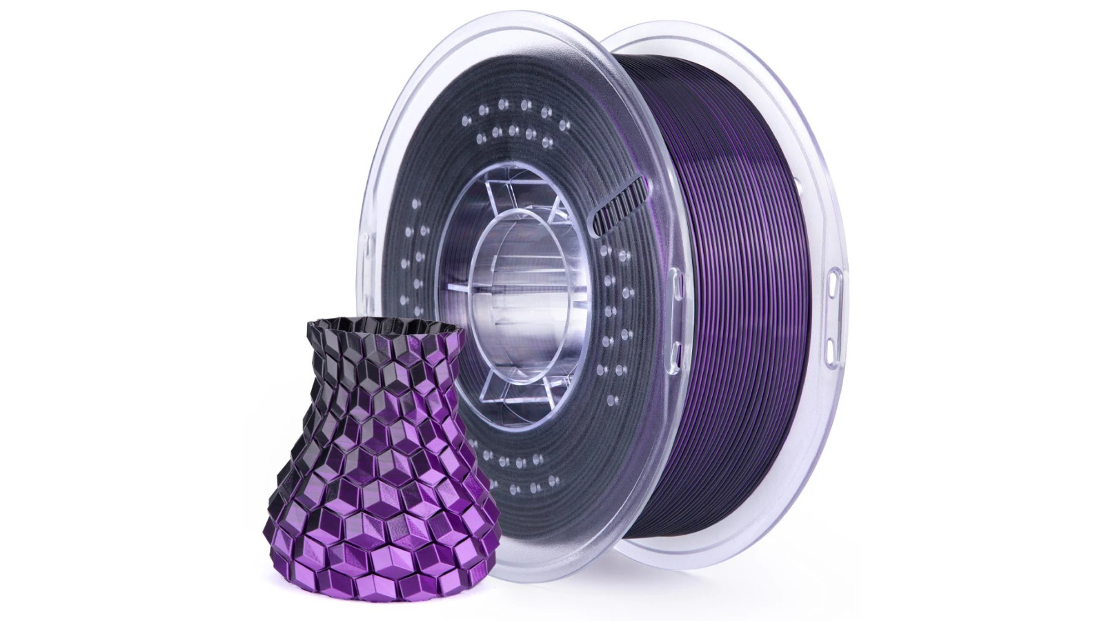 Elegoo PLA Silk Black/Purple 1.75mm 1kg 3D Printer Filament