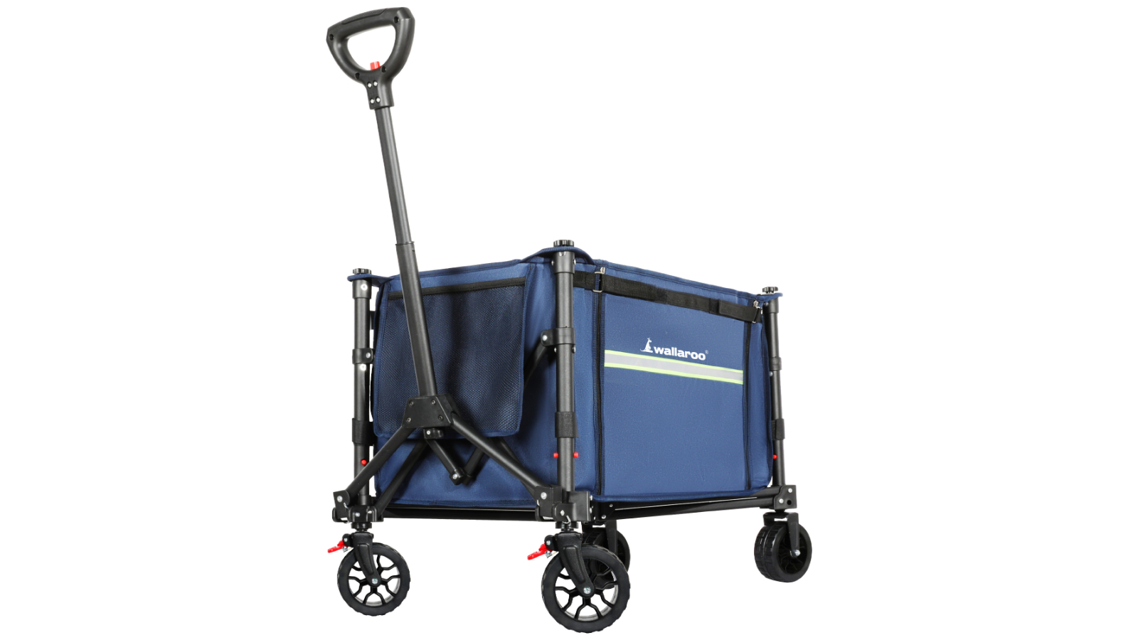 Wallaroo Steel Collapsible Blue Camping Trolley - 120 Litre