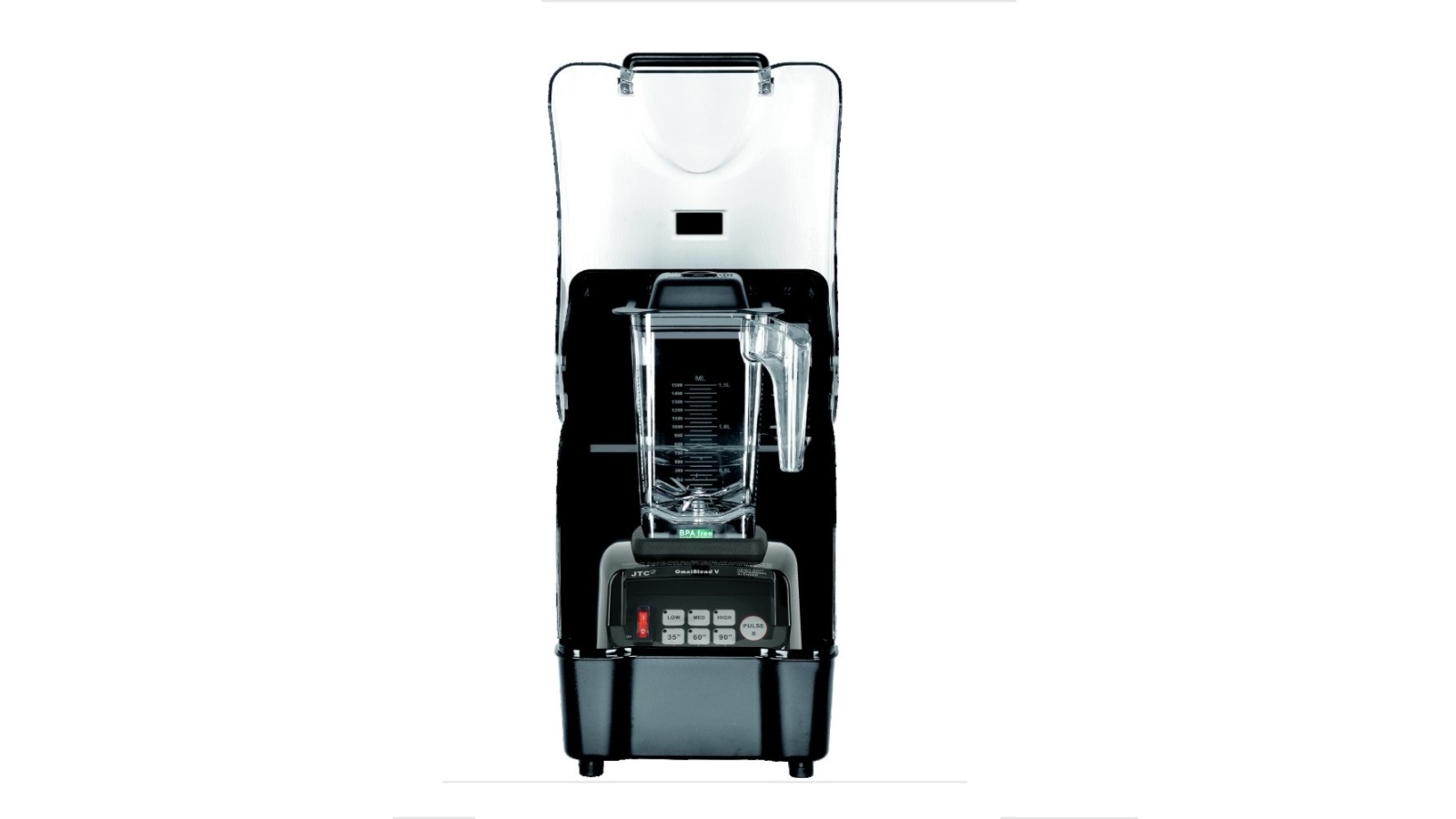 JTC OmniBlend V Commercial Blender with 1.5 Litre A Jug Noise Guardian - Black