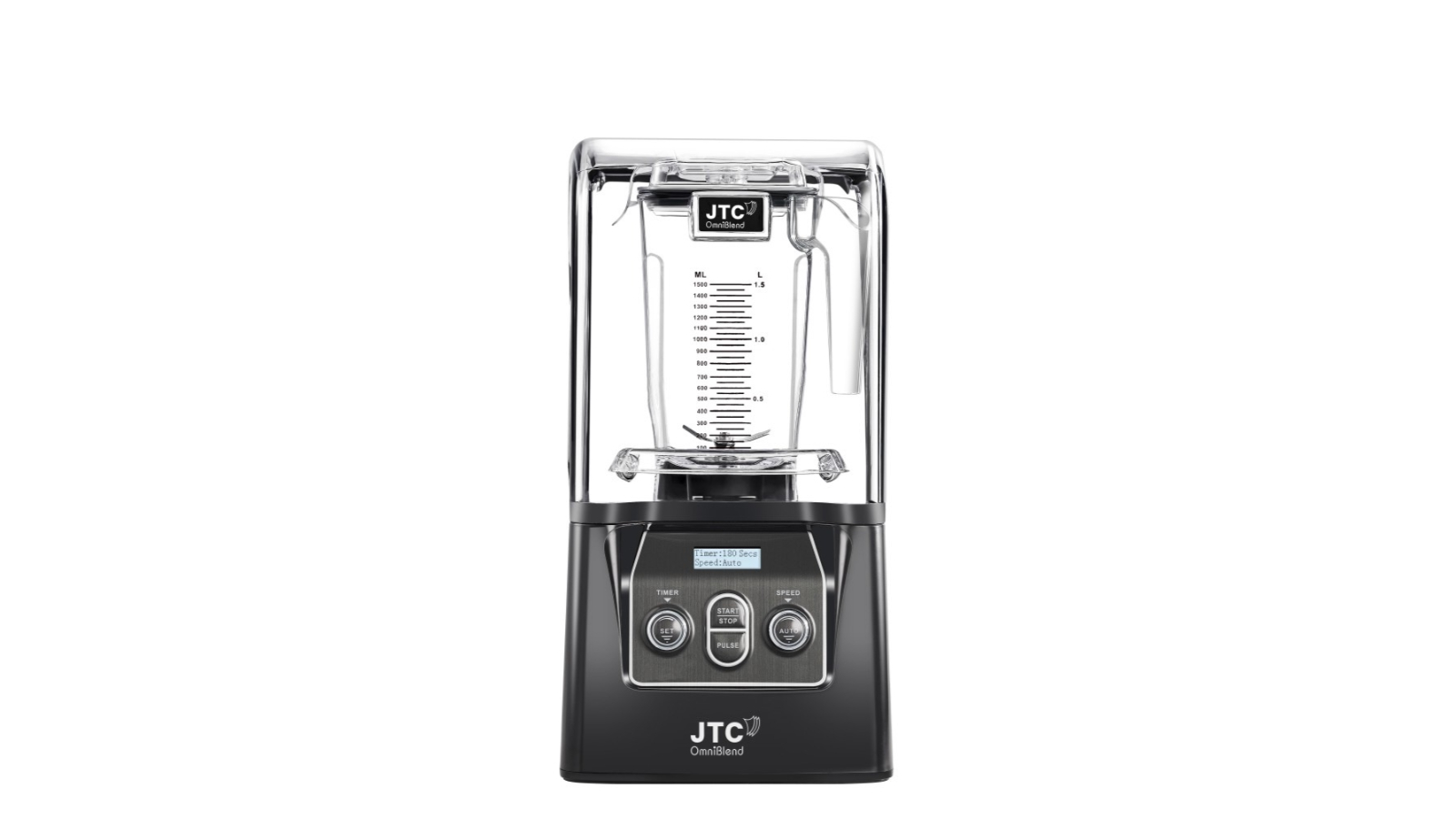 JTC OmniBlend VI Commercial Blender with 1.5 Litre Jug Noise Guardian - Black