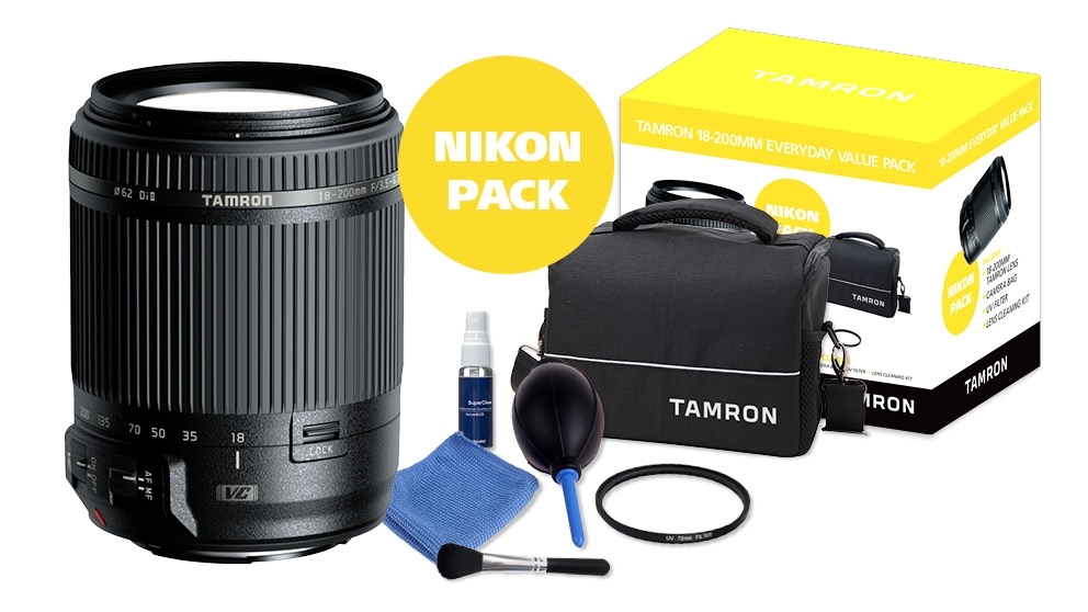 Tamron 18-200mm Everyday Value Pack for Nikon AF-S | Harvey Norman