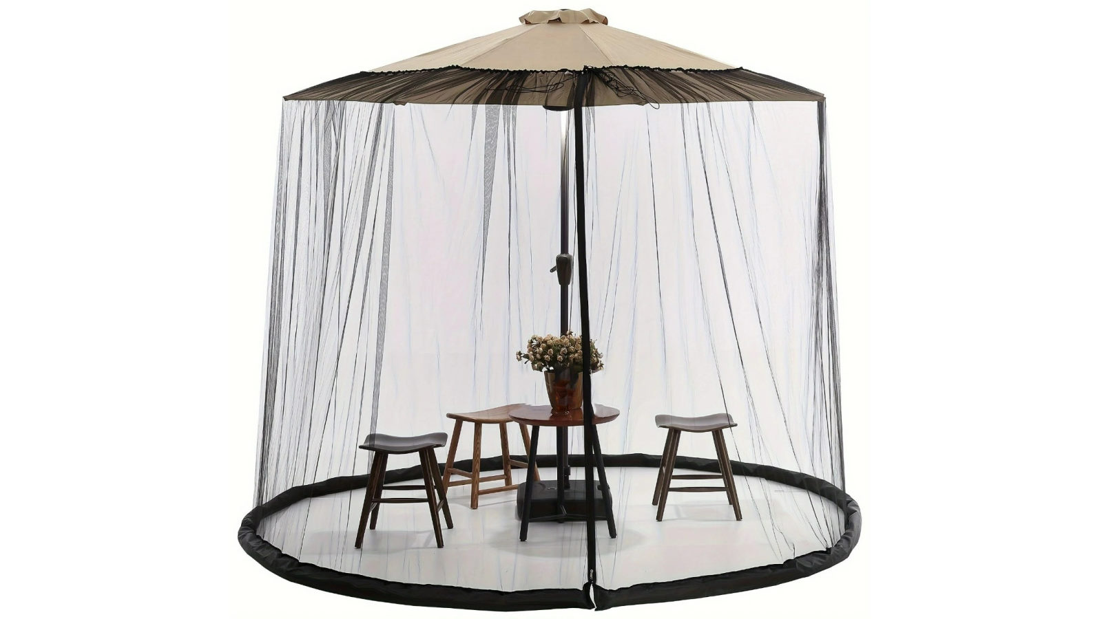 NNETM Black Outdoor Mesh Mosquito Net