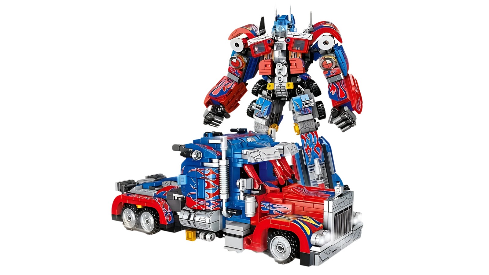 NNETM 2-in-1 Transforming Car Building Toys for Teens