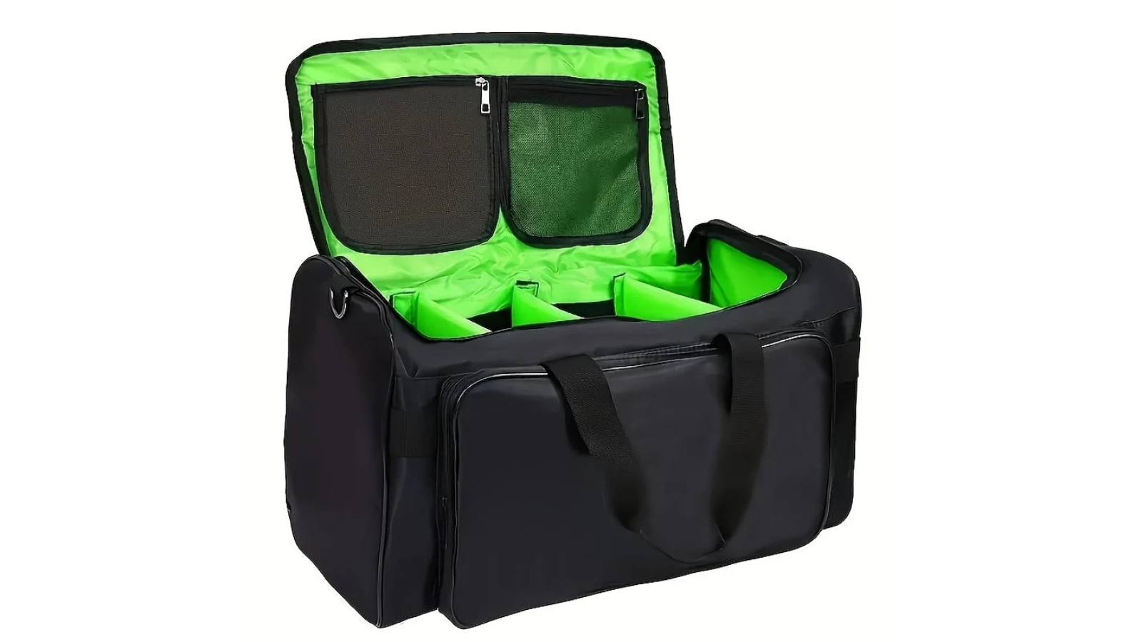NNETM Basketball Duffel Bag with Black Neon Green Sport