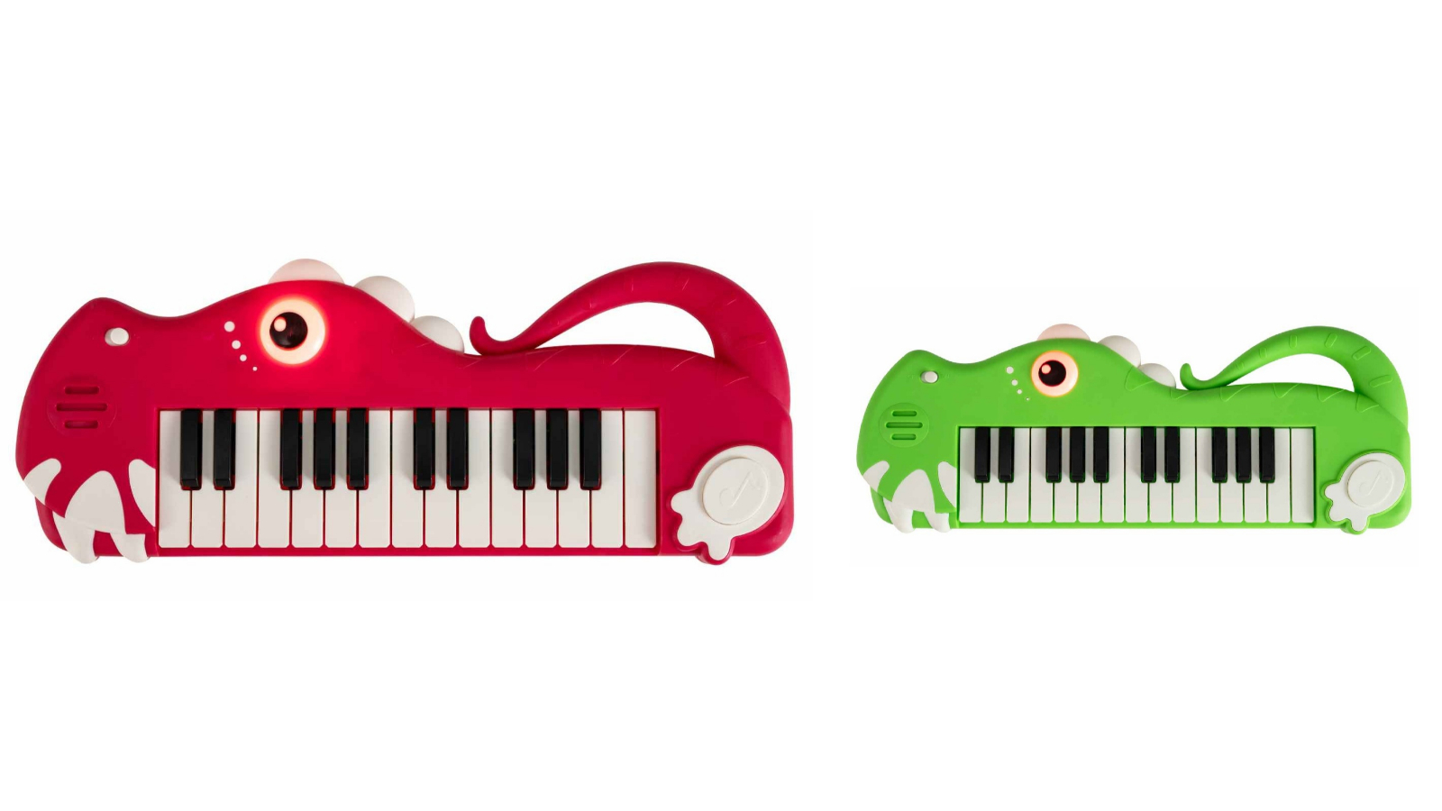 Costway 25 Key Dinosaur Shape Digital Piano Keyboard Toy with Music Light