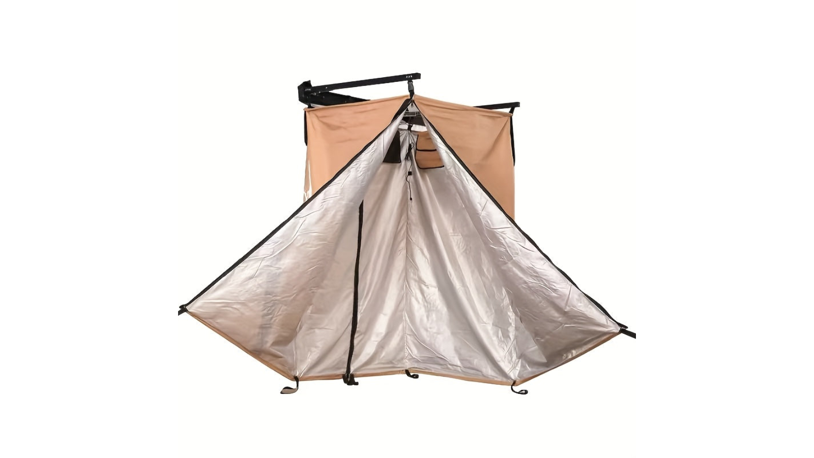 NNETM Khaki Portable Car Shower Tent for Camping