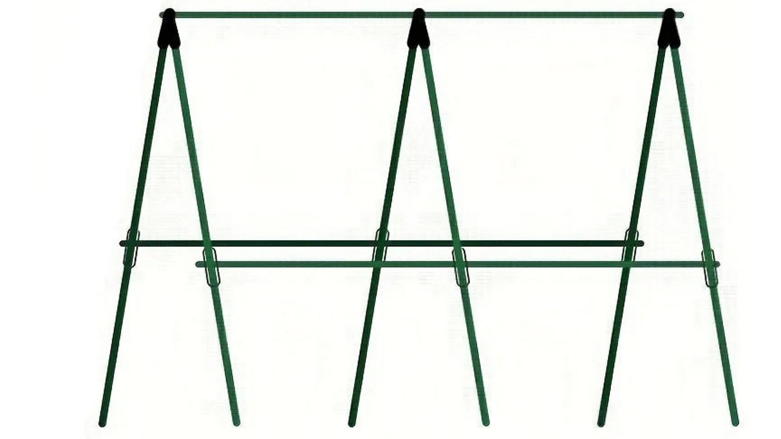 NNETM 18 Piece Metal Garden Trellis Set for Climbing Plants