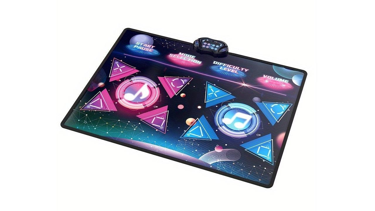 NNETM Double Dance Mat Music Light Exercise Toy
