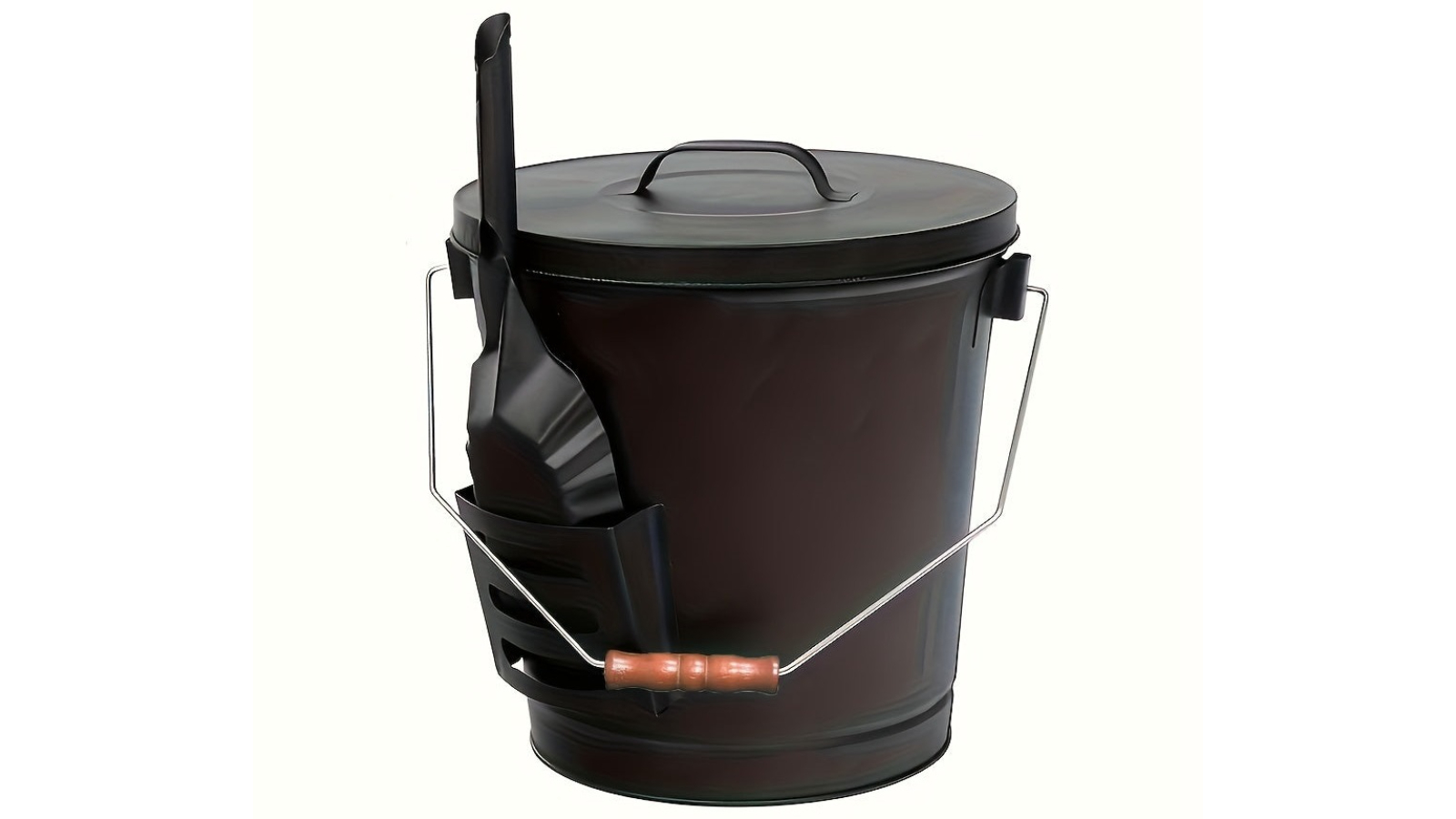 NNETM Galvanized Ash Bucket Set with Shovel