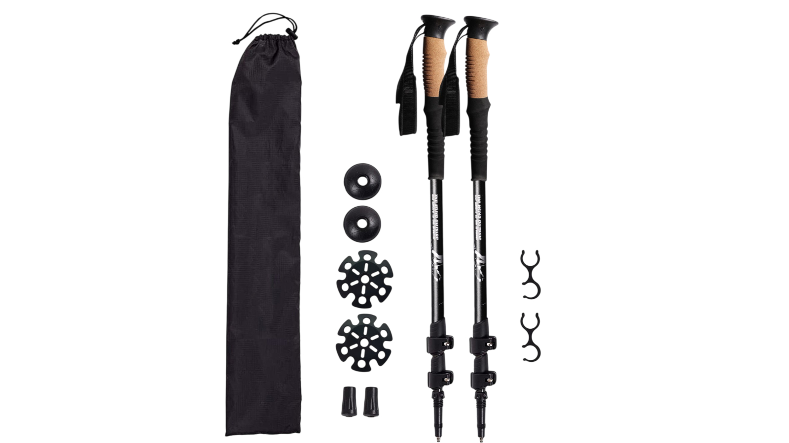 NNETM Aluminum Telescopic Trekking Poles Set