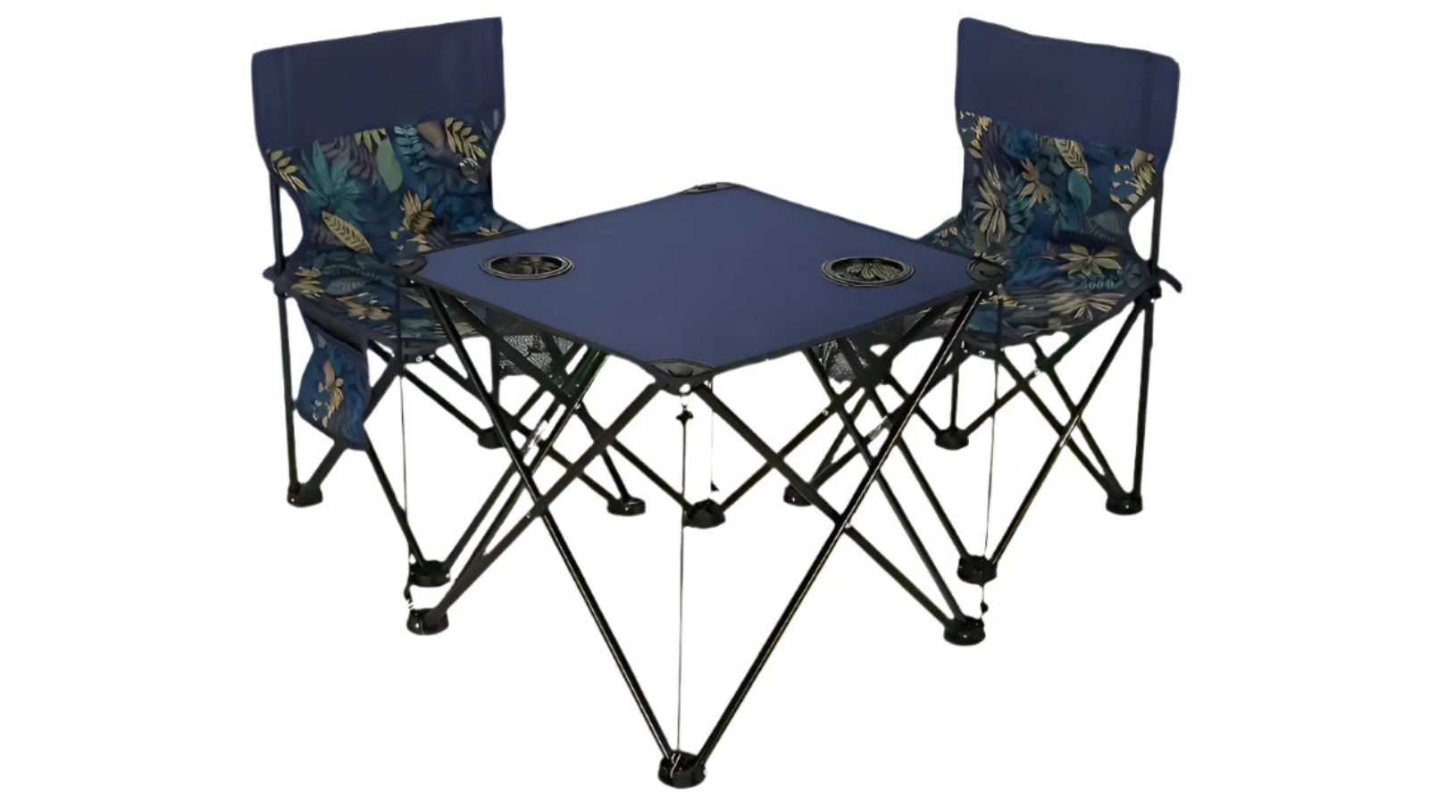 NNETM 3 Piece Outdoor Folding Table and Chairs Set