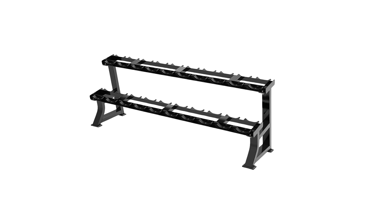 Fitness Hero Raptor Series 10 Pair Round Dumbbells Rack