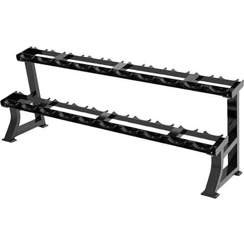 Fitness Hero Raptor Series 10 Pair Round Dumbbells Rack
