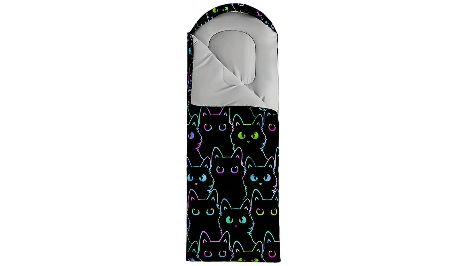 NNETM Cat Camping Sleeping Bag Lightweight Outdoor Quilt