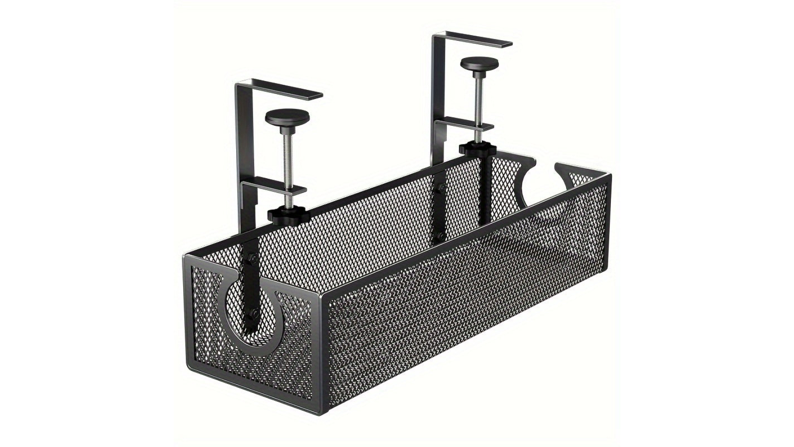 NNETM No-Drill Wire Organizer Under-Desk Cable Tray