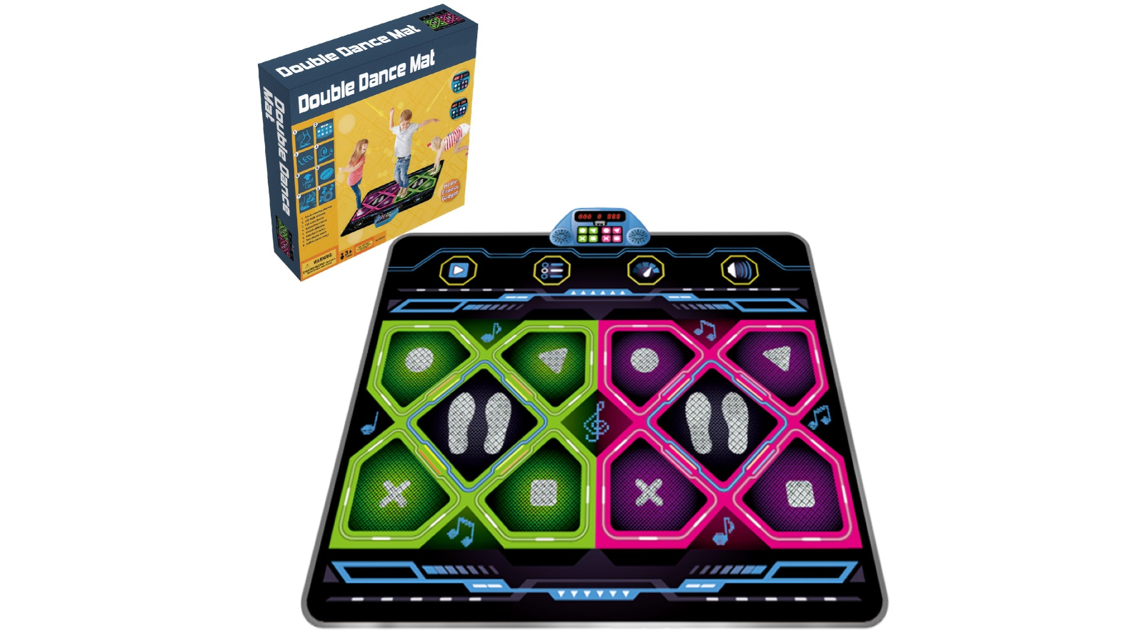 NNETM Double Electronic Dance Mat for Kid and Adult