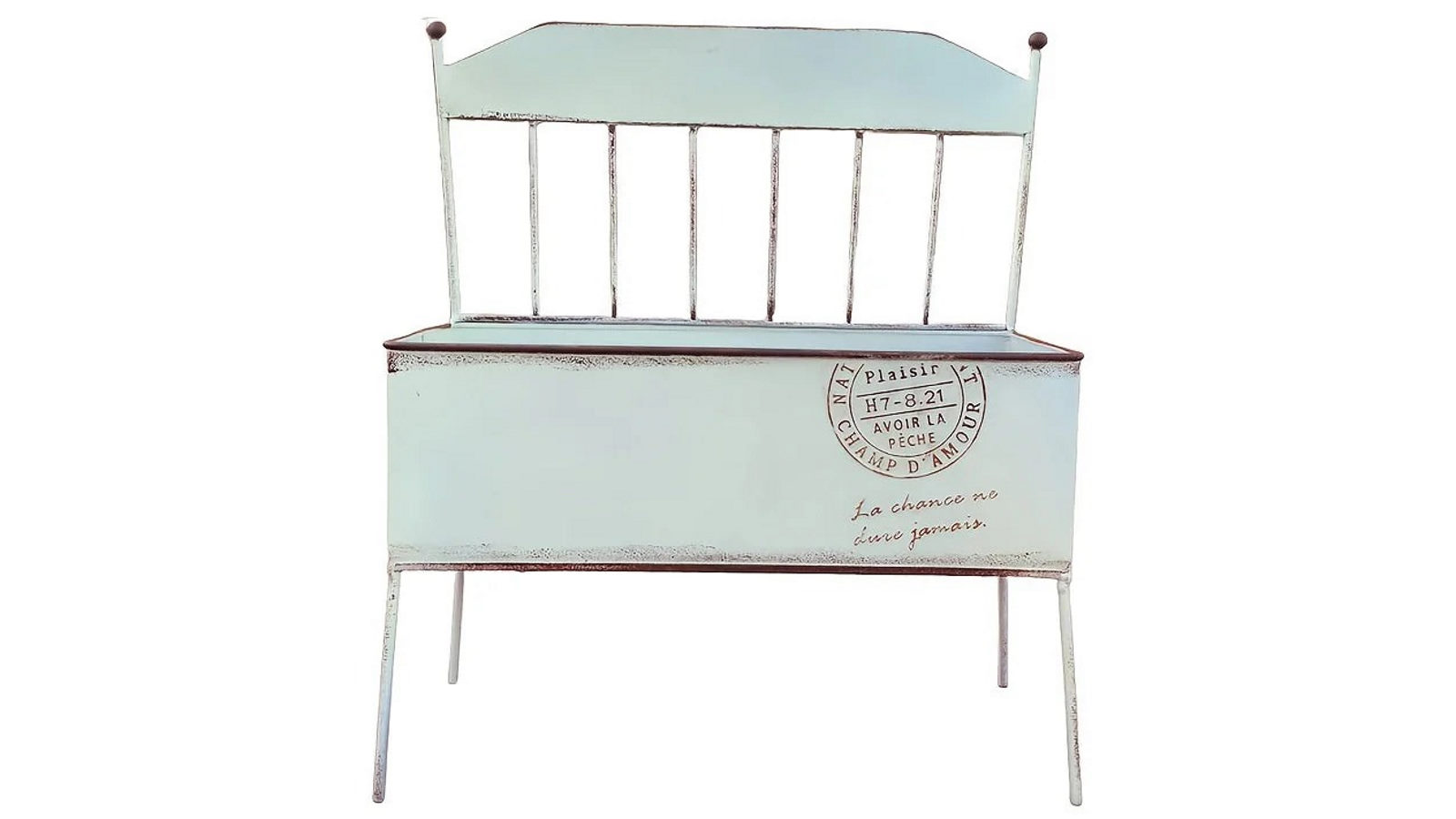 NNETM Metal Chair-Shaped Garden Planter