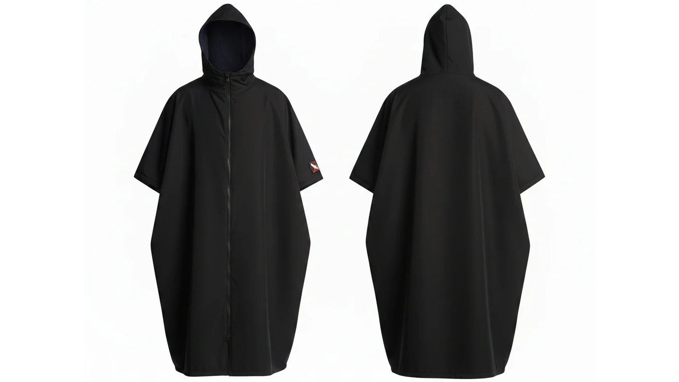 NNETM Quick Dry Hooded Surf Poncho Towel Robe