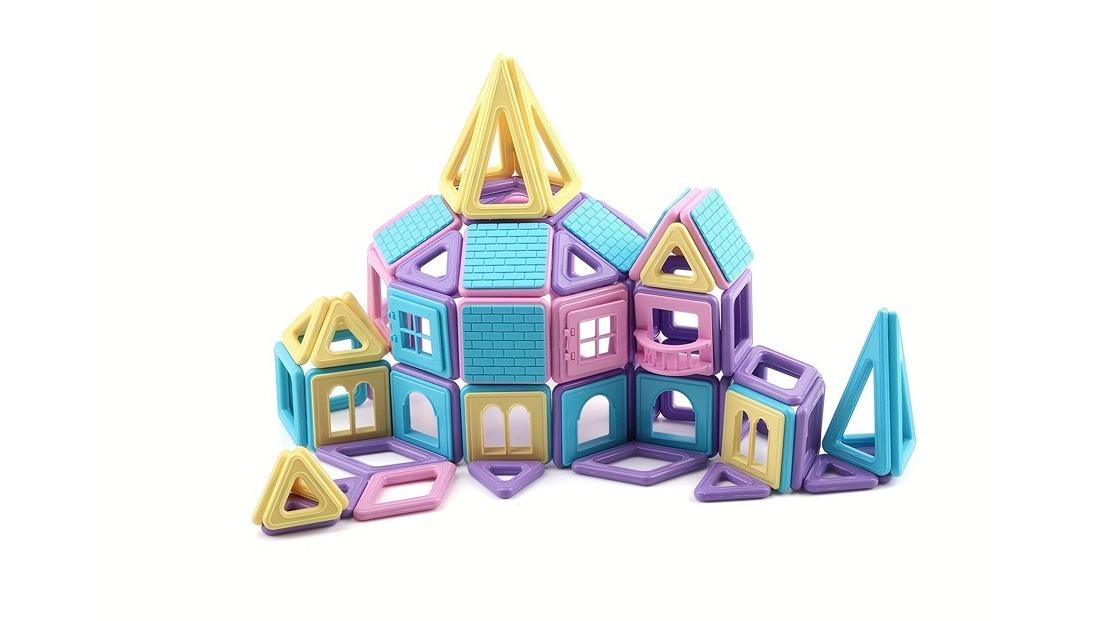 NNETM 165 Piece Magnetic Building Blocks Set