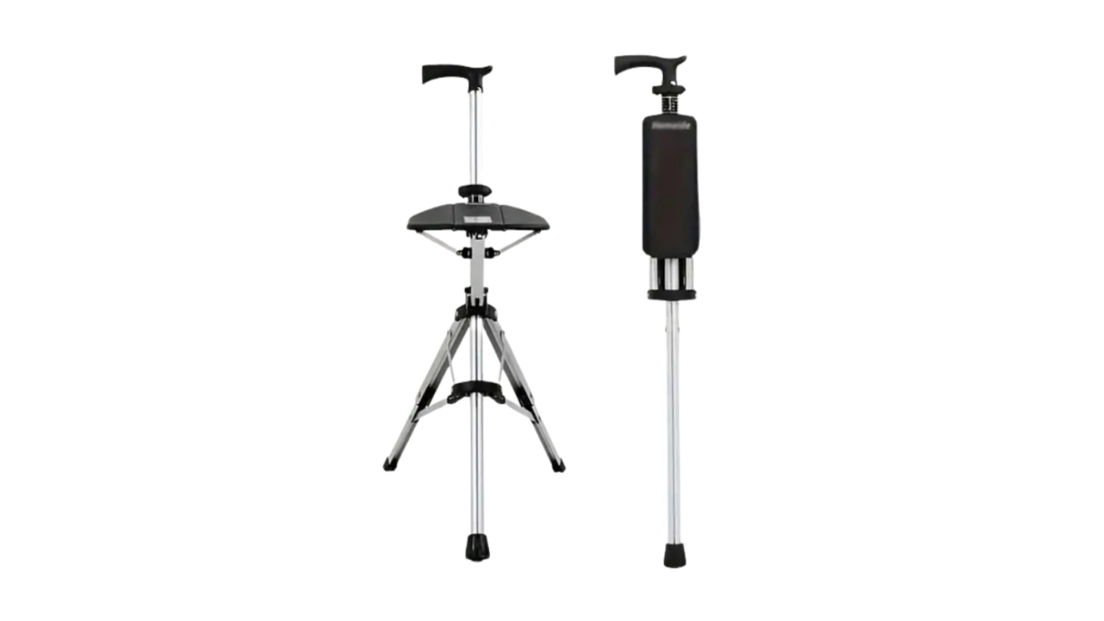 NNETM 2-in-1 Trekking Pole with Foldable Seat