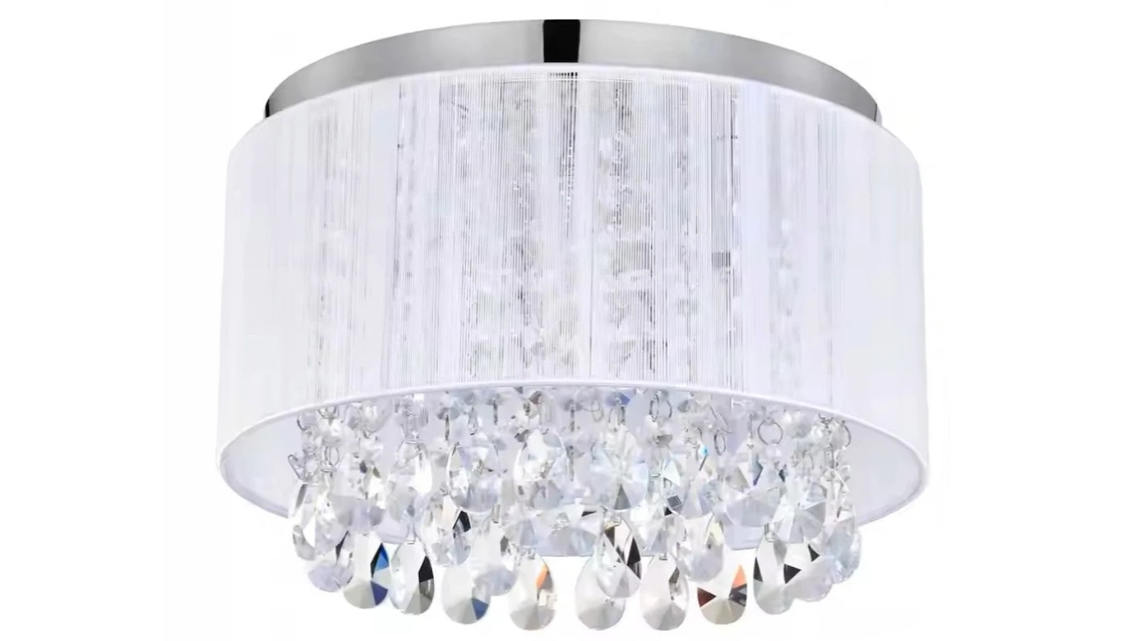 White Crystal Ceiling Light