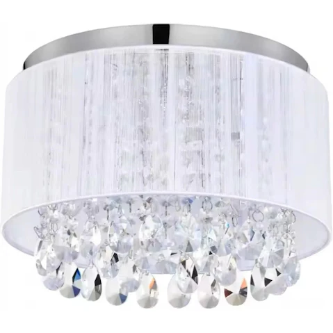 White Crystal Ceiling Light