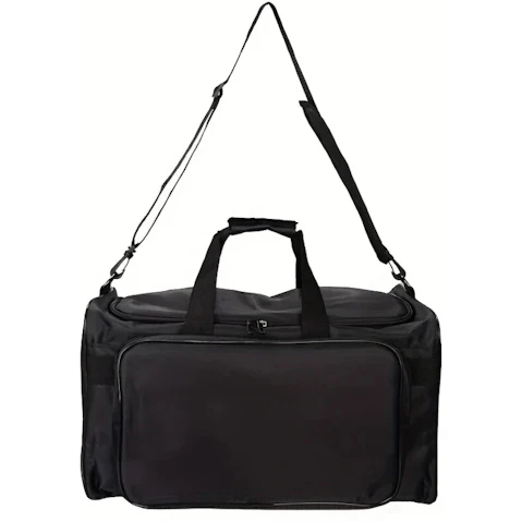 NNETM Nylon Duffel Bag with Shoe Compartment