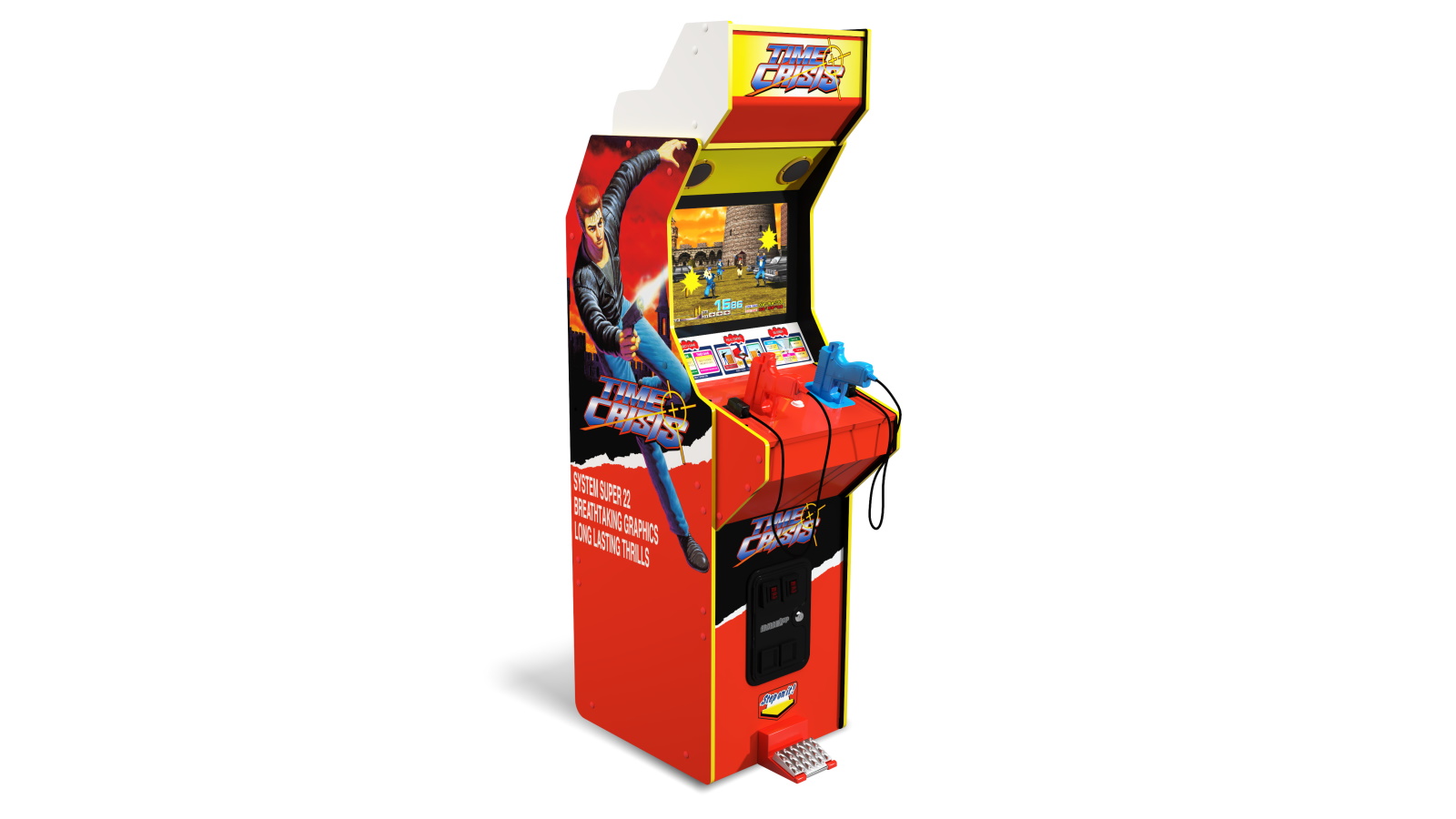 Arcade1Up Time Crisis Deluxe Arcade Machine | Harvey Norman