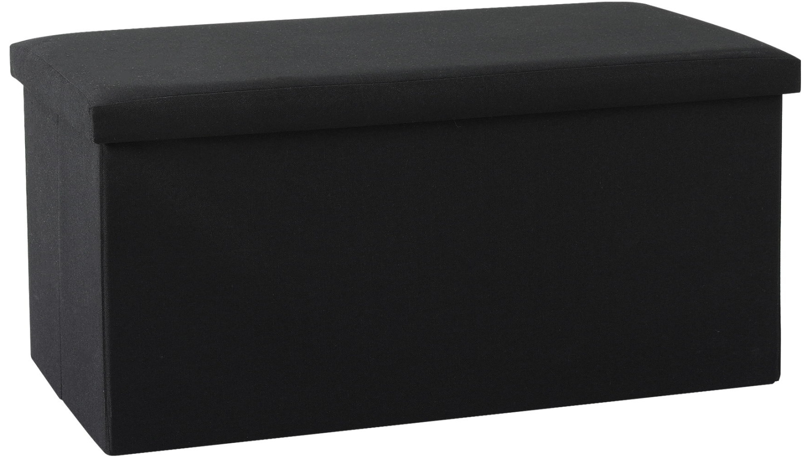 Artiss Storage Ottoman Bench Folding Blanket Box Foot Stool Toy Organiser - Black