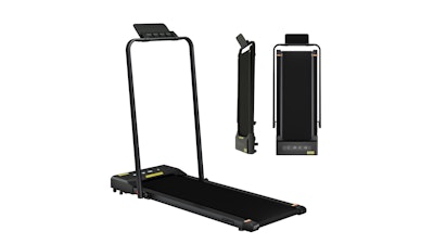 Everfit Black Electric Home Gym Fitness Walking Pad Treadmill - 38cm