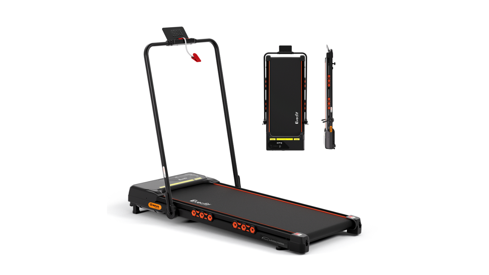 Everfit Auto Incline Foldable Treadmill - Black