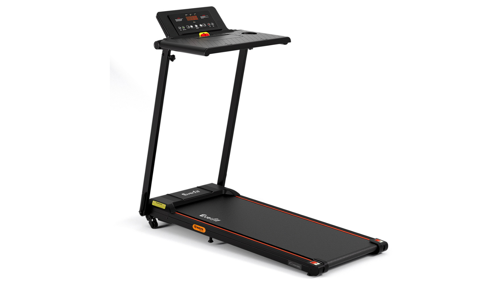 Everfit Foldable Electric Treadmill Walking Pad with Incline - Black