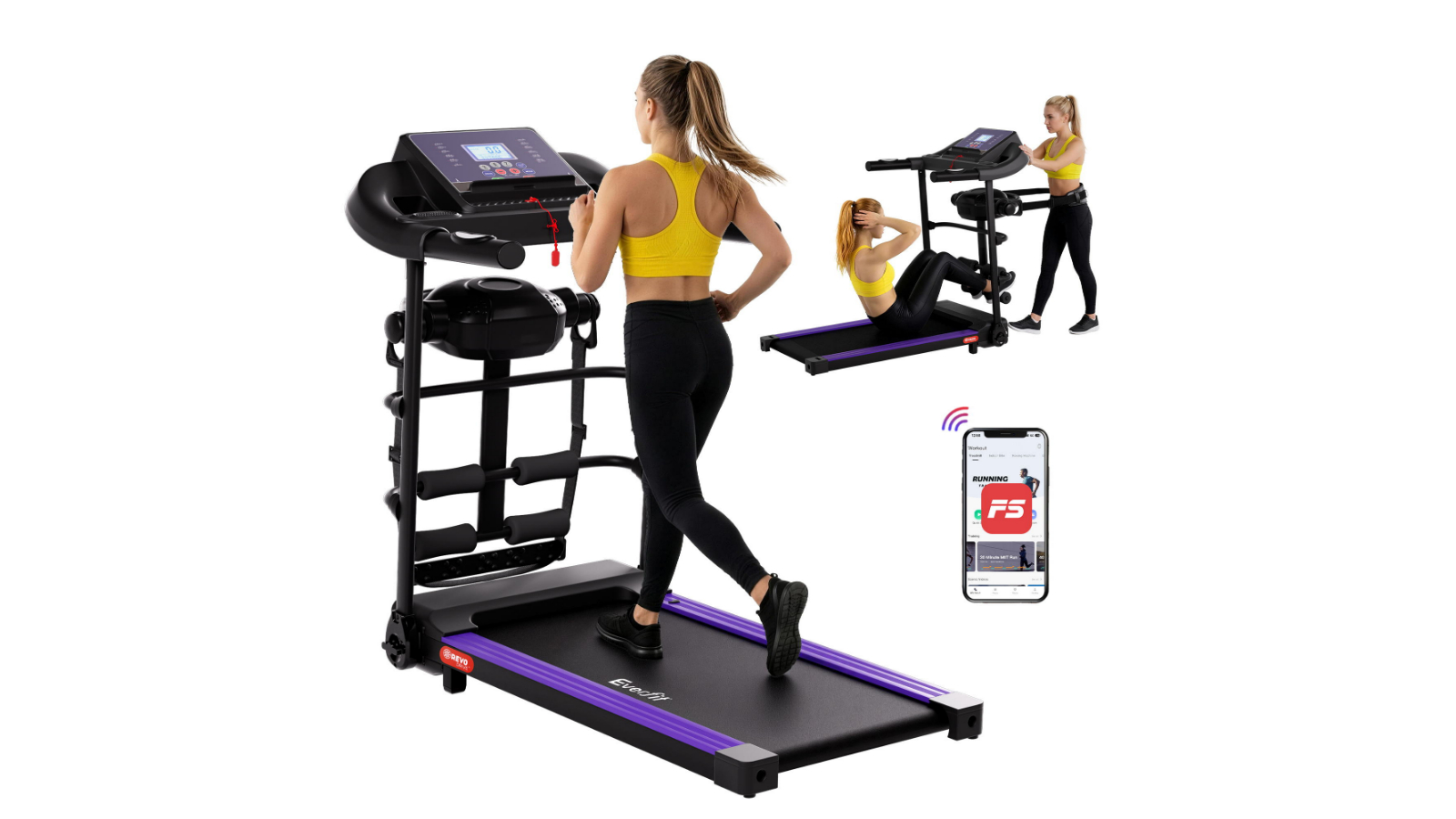 Everfit Home Gym Fitness Treadmill