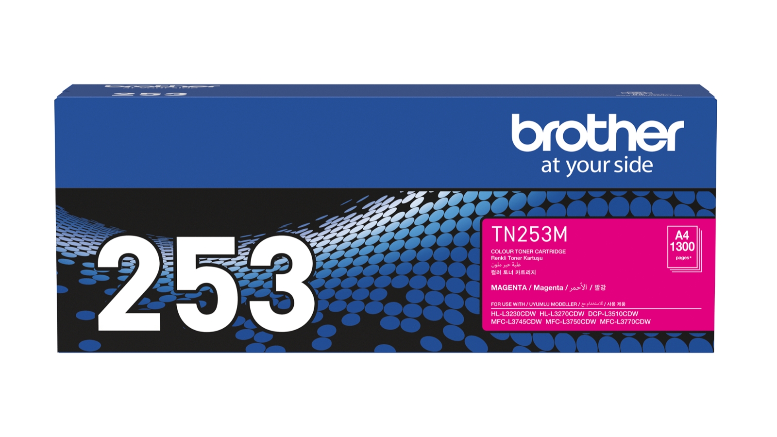 Brother TN-253M Magenta Toner Cartridge