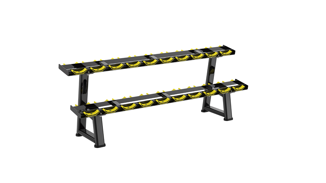 Fitness Hero Solaris Series Commercial Grade 10 Pair Round Dumbbell Rack
