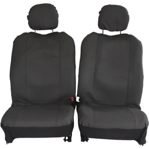 My Car Canvas Seat Covers for Nissan Navara D40 Dual Cab 2007-2020 - Grey