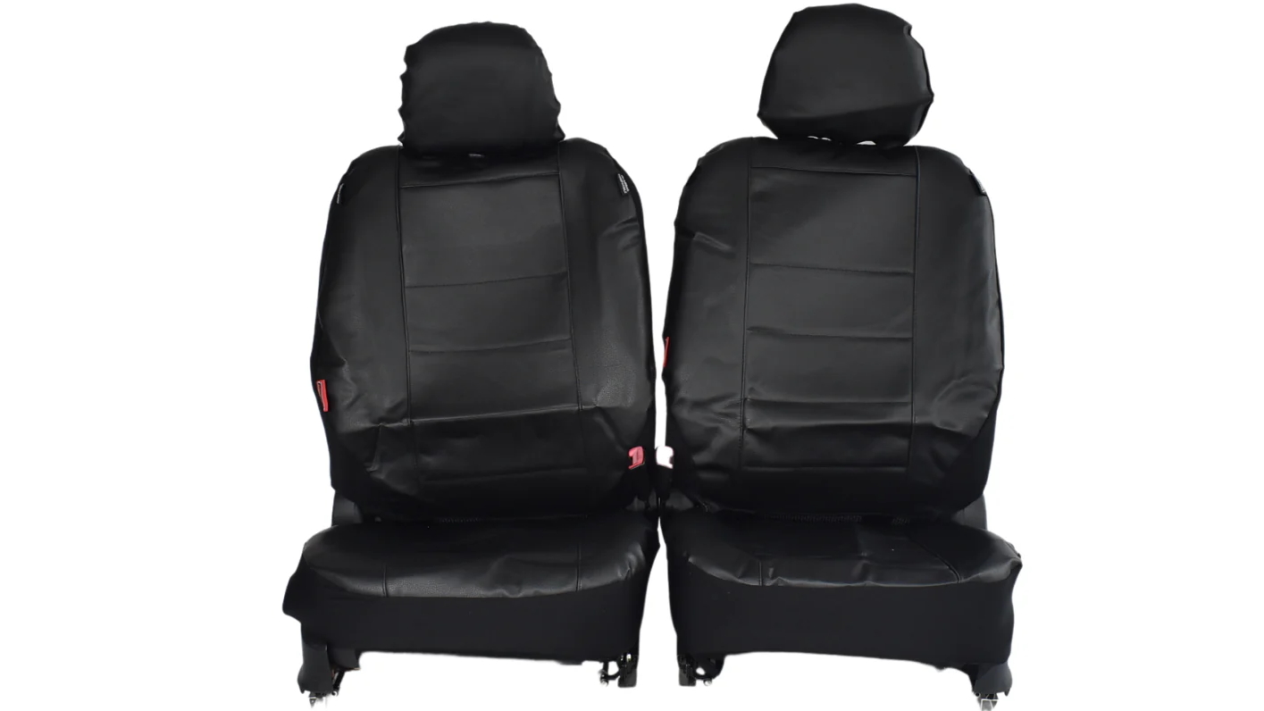 My Car Faux Leather Seat Cover for Nissan Navara Dual Cab 1997-2020 - Black