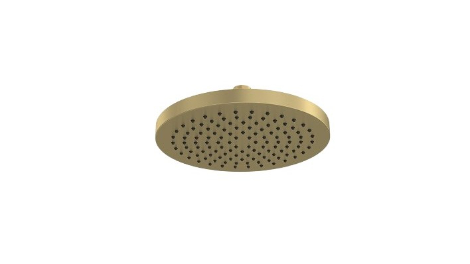 Parisi Tondo 200mm ABS Round Shower Head - Brushed Brass