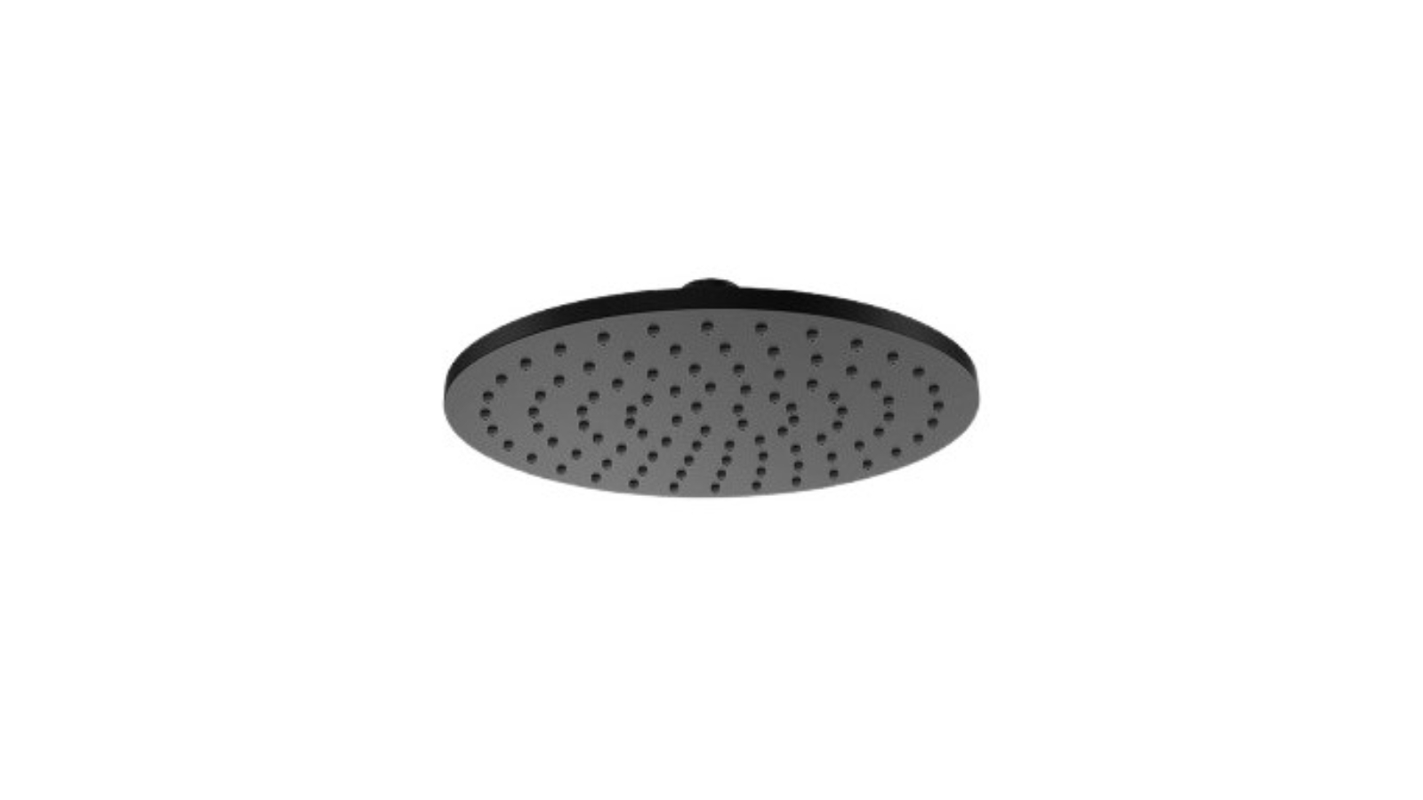 Parisi Tondo 200mm Brass Round Shower Head- Matte Black