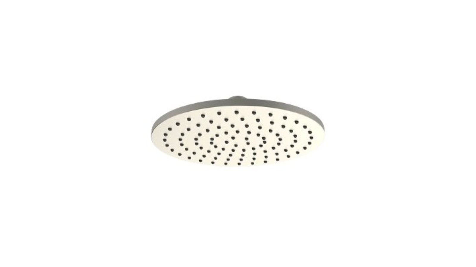 Parisi Tondo 200mm Brass Round Shower Head - Brushed Nickel