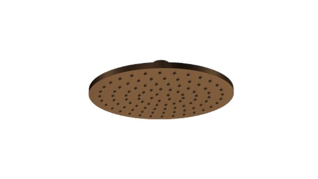 Parisi Tondo 200mm Brass Round Shower Head - Matte Bronze