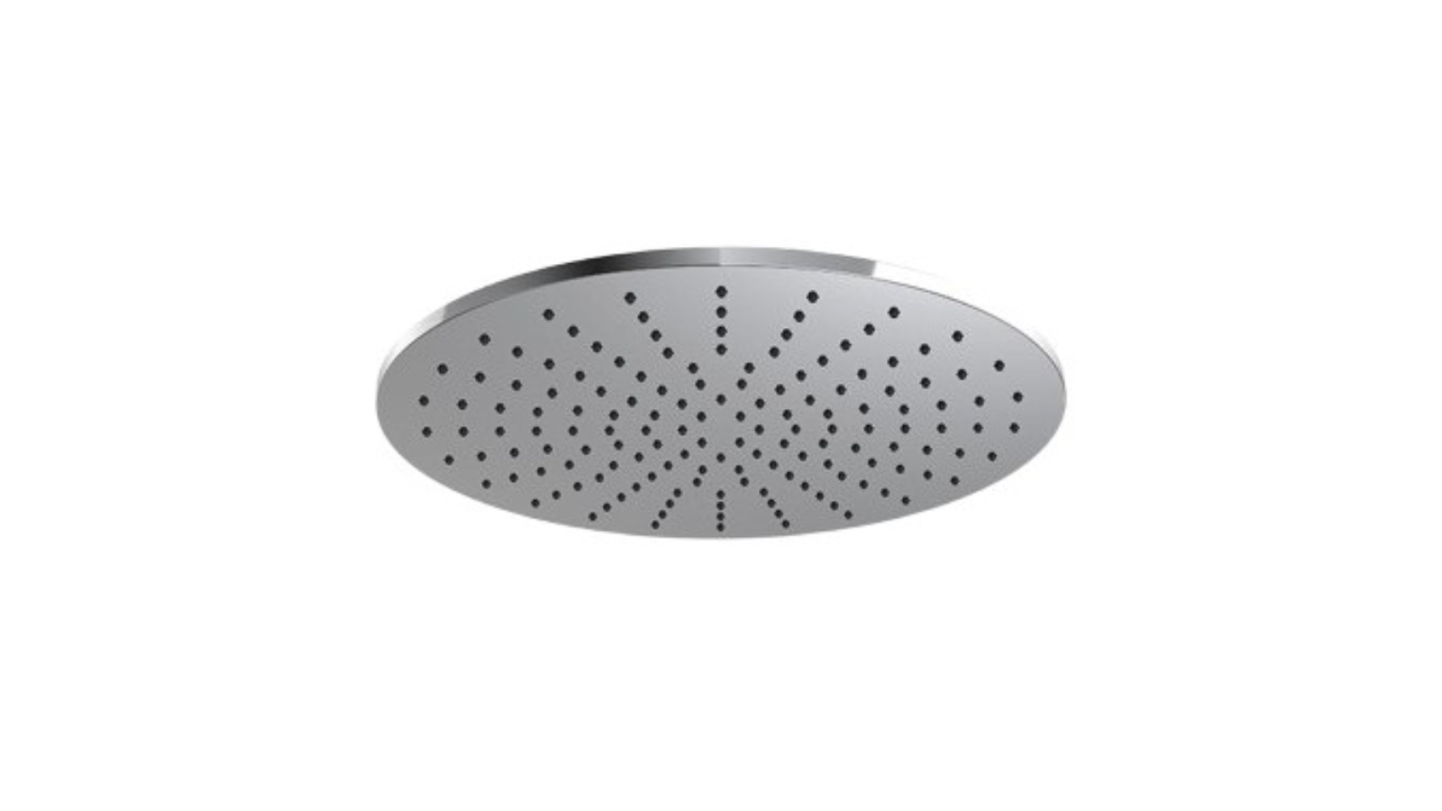 Parisi Tondo 300mm Brass Round Shower Head - Chrome