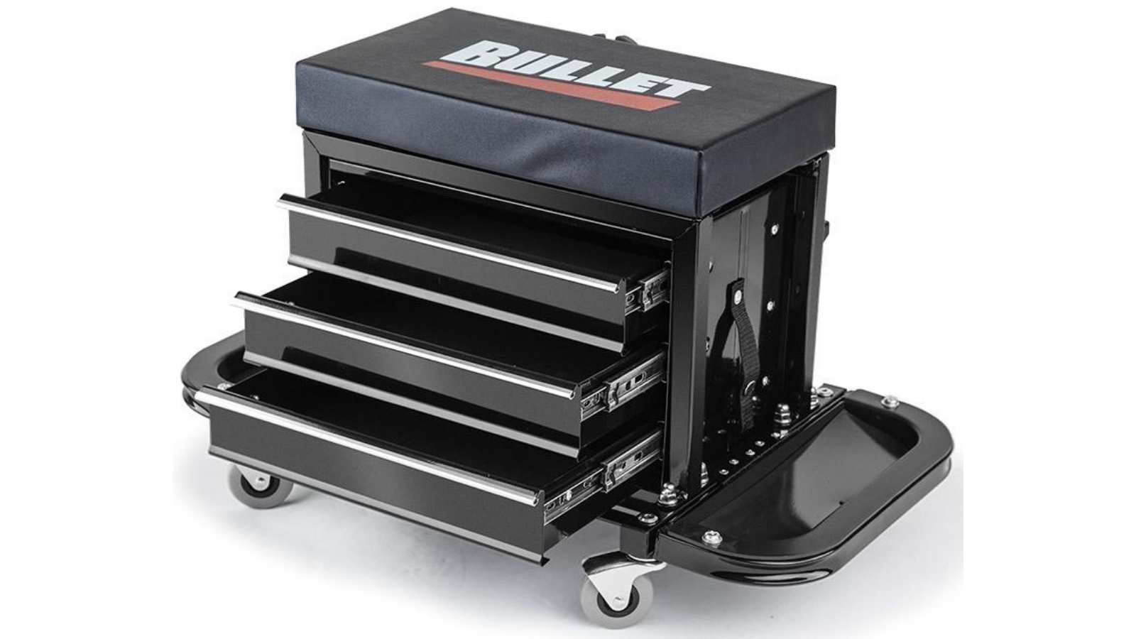 BULLET Rolling Tool Box Stool Harvey Norman