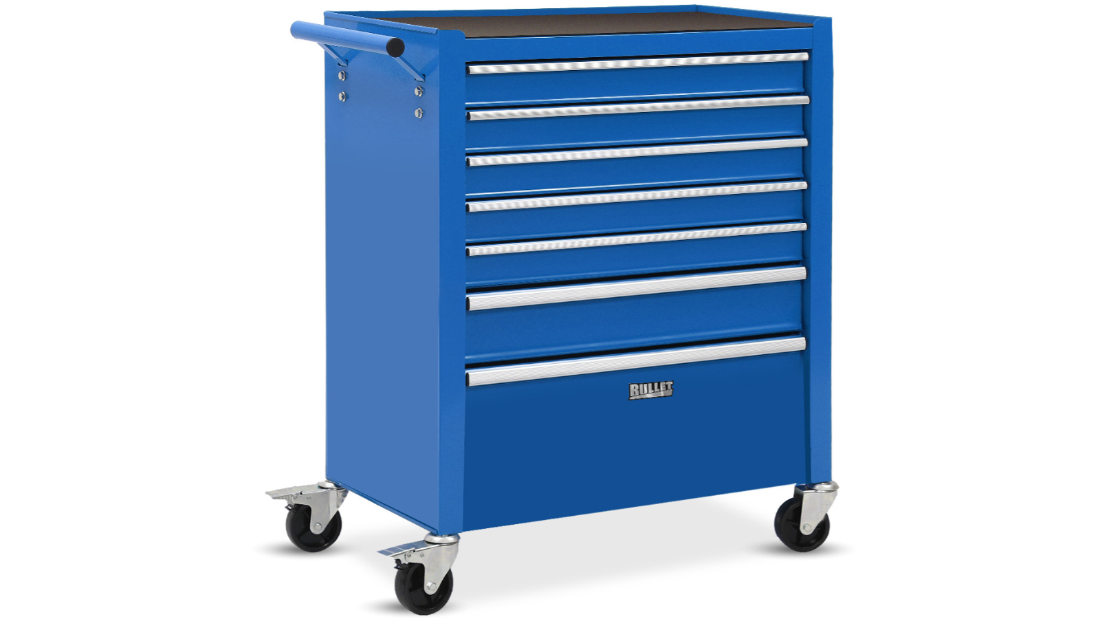 Bulletpro 7-Drawer Tool Box Trolley Cabinet Organiser Set - Blue