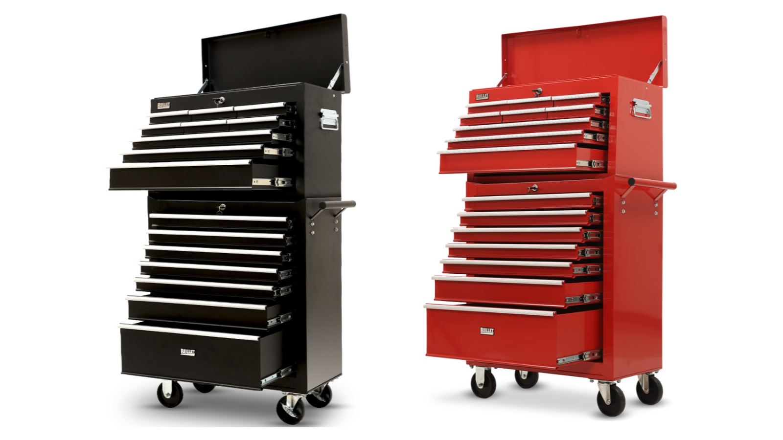 Bullet Pro Heavy Duty 16 Drawer Trolley Toolbox