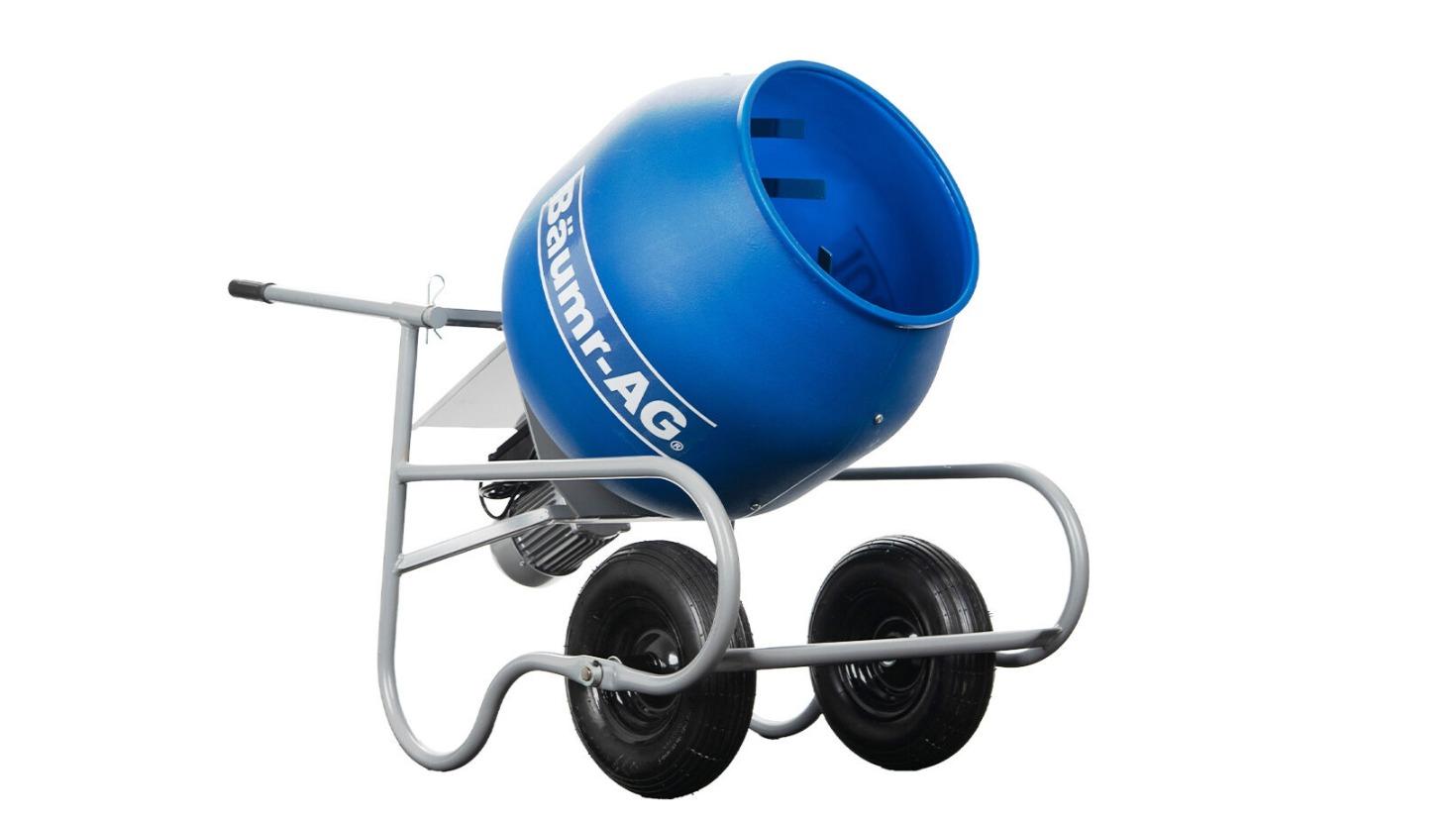 Baumr-AG Portable Poly Drum Cement Mixer - 100L